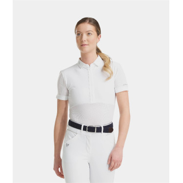 Polo Aeromesh manches courtes Horse Pilot femme Blanc Polo Aeromesh manches courtes Horse Pilot femme Blanc