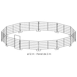 Pack panels galvanisés 3 m La Gée Pack panels galvanisés 3 m La Gée