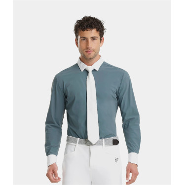 Chemise de concours Aerolight manches longues homme Horse Pilot Bleu nuageux Chemise de concours Aerolight manches longues homme Horse Pilot Bleu nuageux