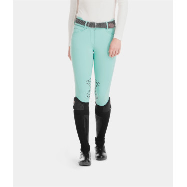 Pantalon X-Design Horse Pilot femme Vert d'eau Bleu Pantalon X-Design Horse Pilot femme Vert d'eau Bleu