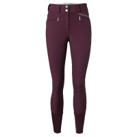 Pantalon d’équitation Diana FS grip en silicone Mountain Horse femme Bordeaux foncé Blanc