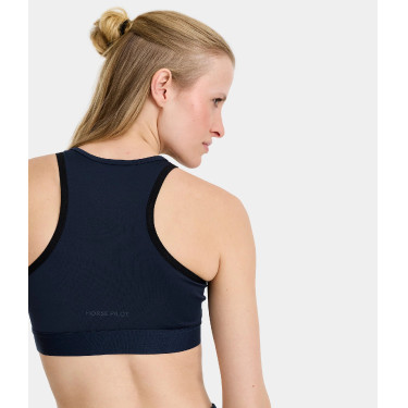 Brassière Sports Bra Horse Pilot femme Marine Bleu marine