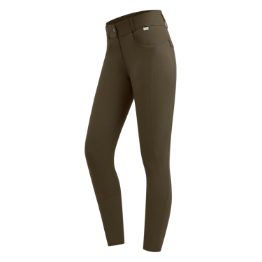 Pantalon d'équitation ELT Comfort Ride Glam femme Brun vert Marron