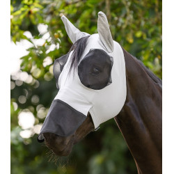 Masque d’équitation anti-mouches avec protection nez