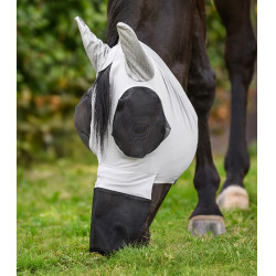 Masque d’équitation anti-mouches avec protection nez