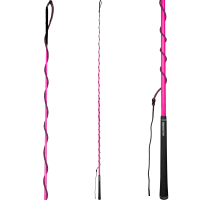Chambrière télescopique Waldhausen poignée golf Néon rose Chambrière télescopique Waldhausen poignée golf Néon rose