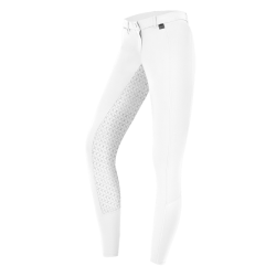 Pantalon d'équitation ELT Micro Sport silicone Blanc Pantalon d'équitation ELT Micro Sport silicone Blanc