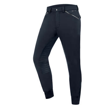 Pantalon d'équitation ELT Marc silicone homme Bleu profond