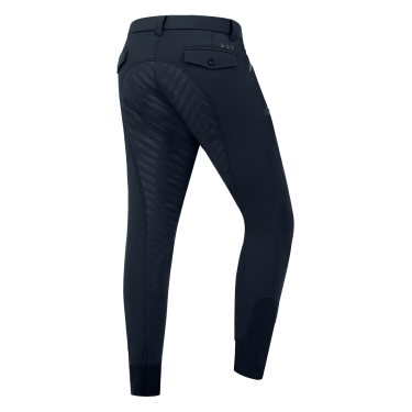 Pantalon d'équitation ELT Marc silicone homme Bleu profond