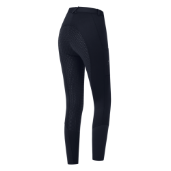 Pantalon d'équitation ELT Essential silicone femme Bleu profond