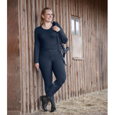 Pantalon d'équitation ELT Dahlia Silikon Bleu nocturne