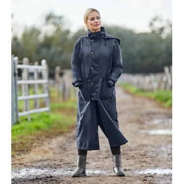 Manteau de pluie long ELT Dover femme Bleu nocturne