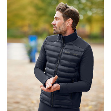 Veste mélange softshell ELT Missouri homme Bleu profond