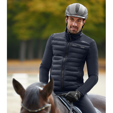 Veste mélange softshell ELT Missouri homme Bleu profond