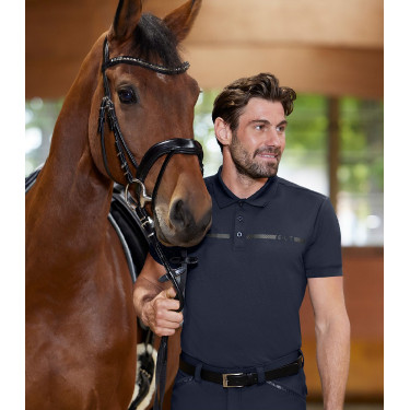 Polo ELT Michigan homme Bleu profond