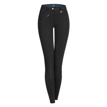 Pantalon d'équitation ELT thermique Fun Sport silicone Noir