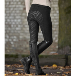 Pantalon d'équitation ELT thermique Fun Sport silicone Noir