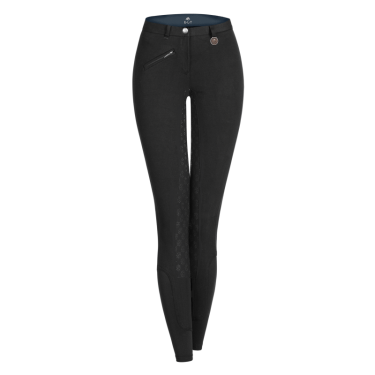 Pantalon d'équitation ELT thermique Fun Sport silicone Noir