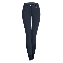 Pantalon d'équitation ELT thermique Fun Sport silicone Bleu nocturne