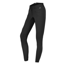 Pantalon d'équitation ELT taille haute silicone Hella Noir