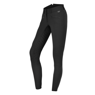 Pantalon d'équitation ELT taille haute silicone Hella Noir