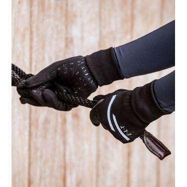 Gants d'équitation ELT Torino Noir Gants d'équitation ELT Torino Noir