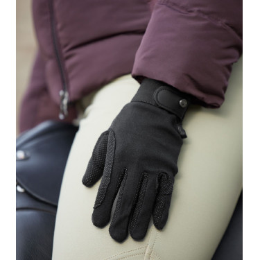 Gants d'équitation ELT Picot Winter Noir