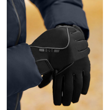 Gants d’équitation hiver homme ELT chauds et déperlants Gants d’équitation hiver homme ELT chauds et déperlants