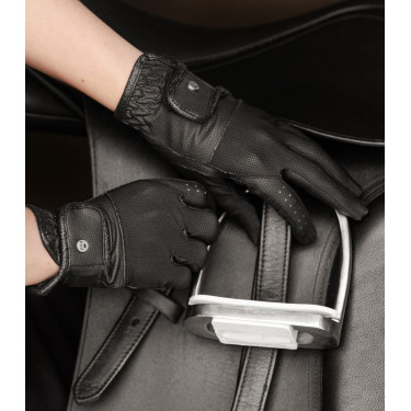 Gants d'équitation ELT Estelle Noir