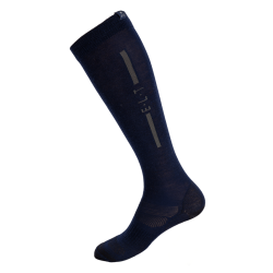 Chaussettes d'équitation ELT unisexe mérinos Bleu profond Chaussettes d'équitation ELT unisexe mérinos Bleu profond