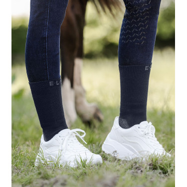 Chaussettes équitation courtes en bambou ELT