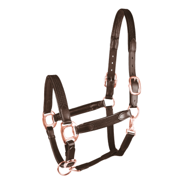 Licol d'équitation Star Mix en cuir et synthétique