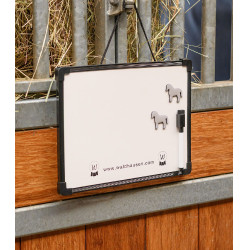 Tableau effaçable équitation avec aimants cheval