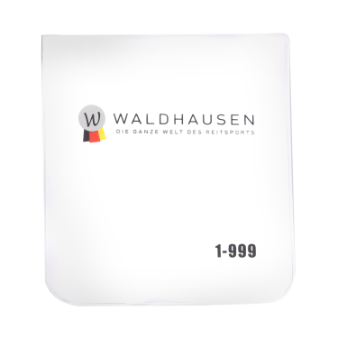 Set de numéro ovales Waldhausen avec élastiques Blanc