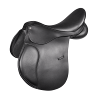 Selle mixte Waldhausen cuir Comfort poney Noir