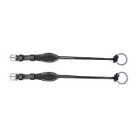Montant de releveur Beris cuir par 2 Noir