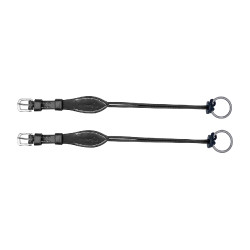 Montant de releveur Beris cuir par 2 Noir