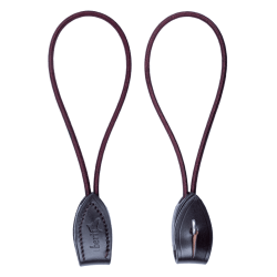 Lanière Pelham cuir longue Beris par 2 Noir