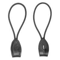 Lanière Pelham cuir courte Beris par 2 Noir Lanière Pelham cuir courte Beris par 2 Noir
