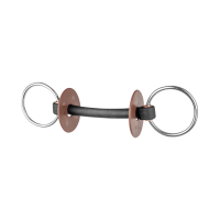 Mors à anneau Beris Pure anneau 7,5 cm extra soft Extra doux Argent