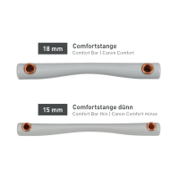 Mors de filet Beris canon Comfort fin anneau 7,5 cm Doux Gris Mors de filet Beris canon Comfort fin anneau 7,5 cm Doux Gris