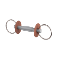 Mors de filet Beris canon papillon anneau 7,5 cm Doux Gris Mors de filet Beris canon papillon anneau 7,5 cm Doux Gris