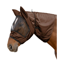 Masque anti-mouches Waldhausen anti-eczéma Mocca Marron Masque anti-mouches Waldhausen anti-eczéma Mocca Marron