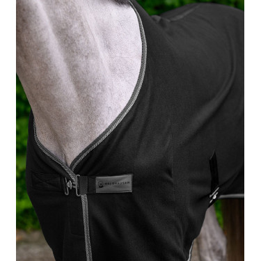 Couverture Economic polaire Waldhausen avec sangles croisées Noir