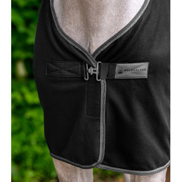 Couverture Economic polaire Waldhausen avec sangles croisées Noir