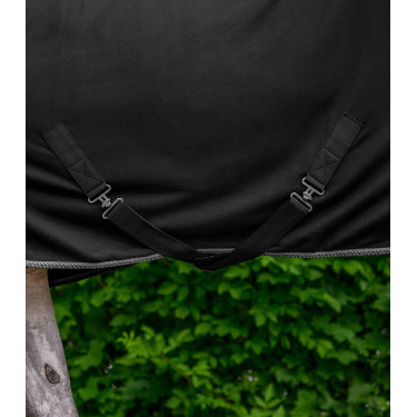 Couverture Economic polaire Waldhausen avec sangles croisées Noir