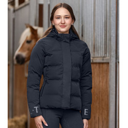 Blouson d’équitation hiver ELT Performance Ohio enfant Bleu profond
