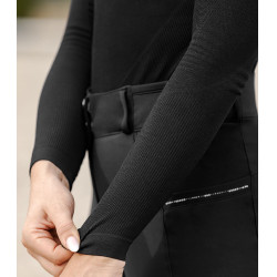 T-shirt technique ELT en maille 3D Richmond manches longues femme Noir