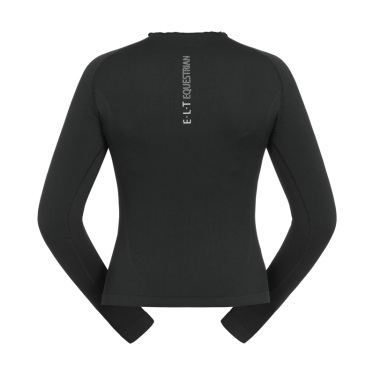 T-shirt technique ELT en maille 3D Richmond manches longues femme Noir