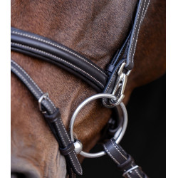 Bridon équitation X-Line avec muserolle combinée